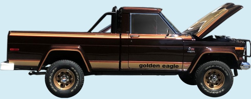Jeep j10 golden eagle decal #2