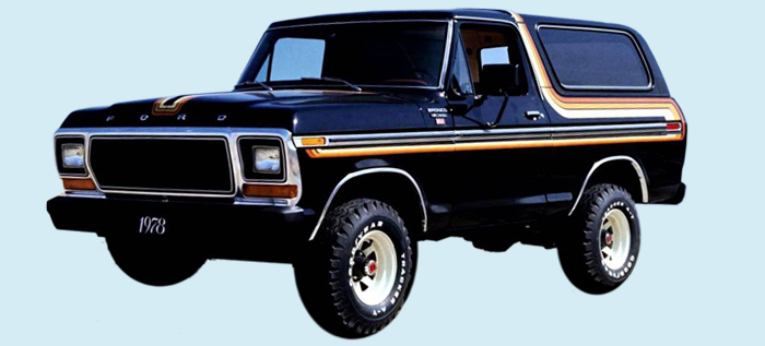 1978 Ford Bronco Free Wheeling Truck
