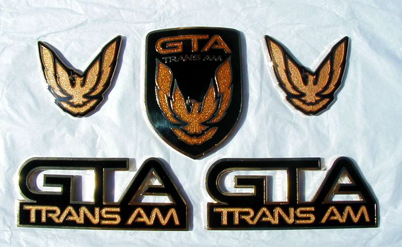 Phoenix Graphix 1987-92 Trans Am GTA Emblems
