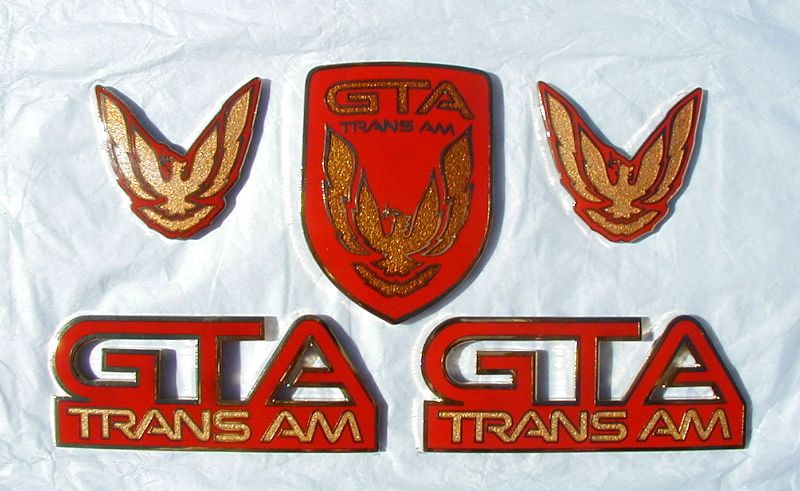 Phoenix Graphix 1987-92 Trans Am GTA Emblems