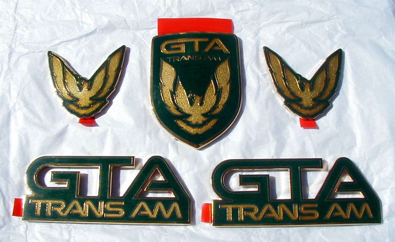Phoenix Graphix 1987-92 Trans Am GTA Emblems