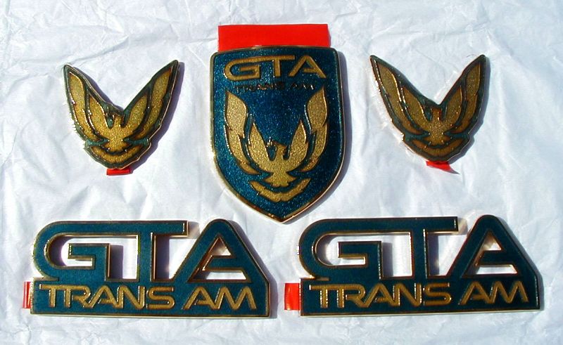 Phoenix Graphix 1987-92 Trans Am GTA Emblems