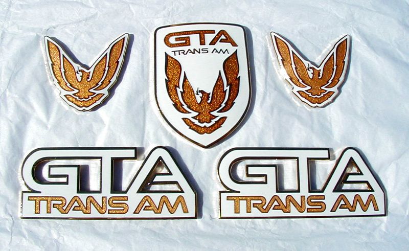 Phoenix Graphix 1987-92 Trans Am GTA Emblems