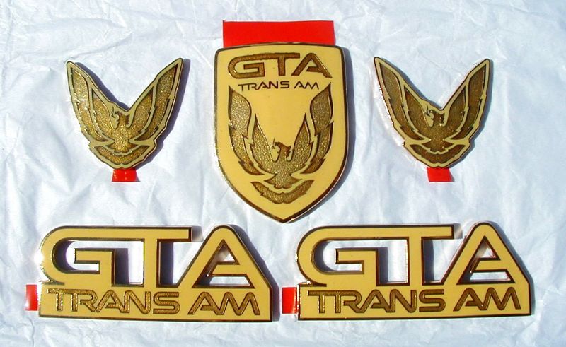 Phoenix Graphix 1987-92 Trans Am GTA Emblems