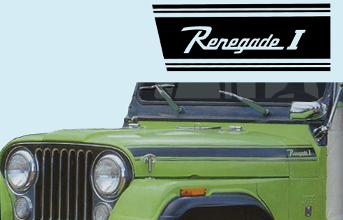 Phoenix Graphix 1970 Jeep Renegade I Decal and Stripe Kit