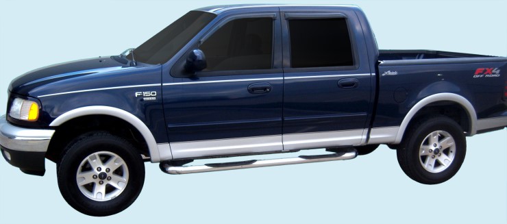 2001-03 Ford F-150 Lariat Truck Upper and Lower Stripes Decals Kit