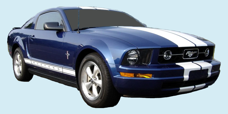 2005-09 Mustang Shelby Lemans style Racing Stripe Universal (18.4")