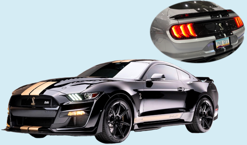2022 Mustang Shelby GT500-H Hertz Lemans Stripe