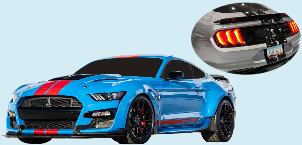2020-22 Mustang Shelby GT500KR Lemans Stripe