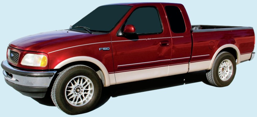 1997-00 Ford F-150 Lariat Truck Upper and Lower Stripes Decals Kit