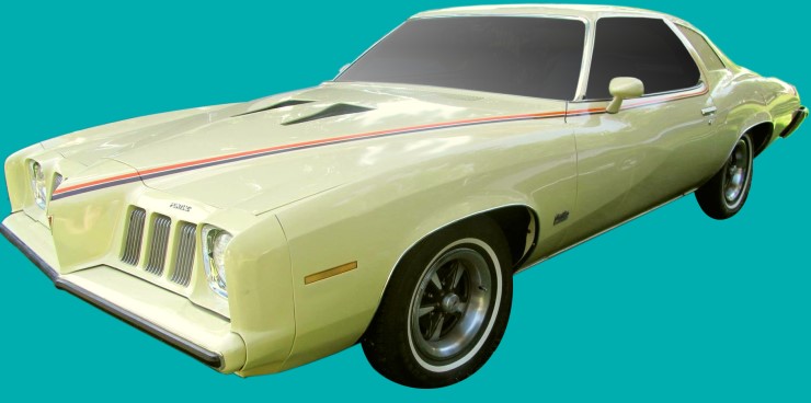 1973 Pontiac Grand Am <strong><br />For cars with tapering-width wide stripes</strong>