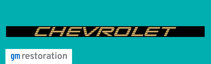 1994-95 Chevrolet/Chevy S-10 Truck Tailgate Name