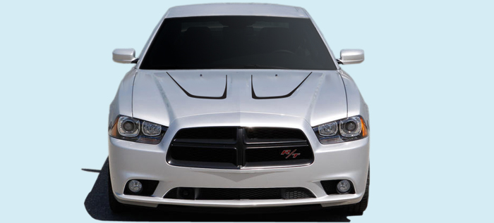 2011-2014 Dodge Charger Hood U-stripes