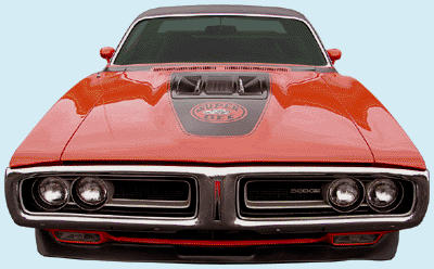 1971 Dodge Super Bee optional hood blackout