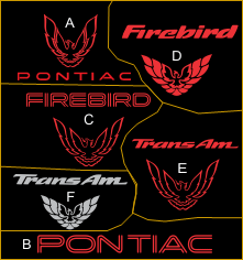 1999-2002 Trans Am/Firebird Name and Bird