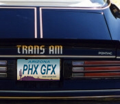 1976 Limited Edition Trans Am Tail Decal